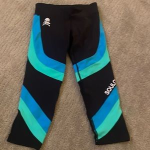 Soulcycle Capri Leggings with Venting at the Bottom